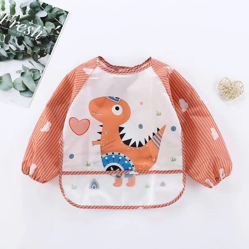 Cloud Rice Clothes Children's No Wash Rice Clothes Infant Painting Clothes - Image 7
