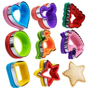 Stainless steel sandwich cutter edge pressing sandwich bread mold fruit pocket toast biscuit mold