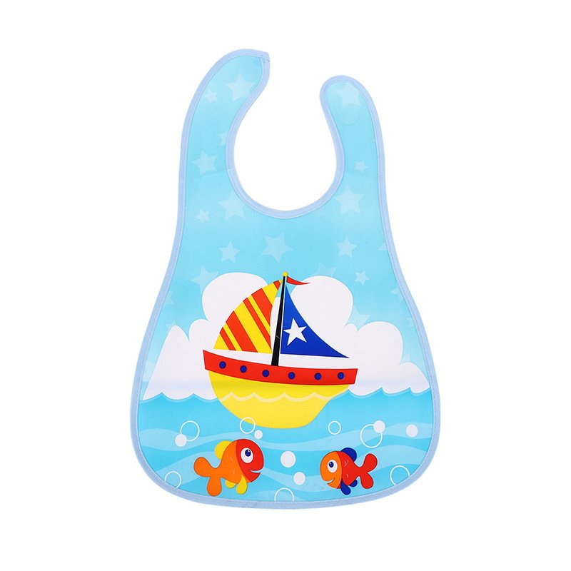 EVA Bib Bib Baby Children's Food Bag Waterproof Dirty-proof Food Clothes - Image 4