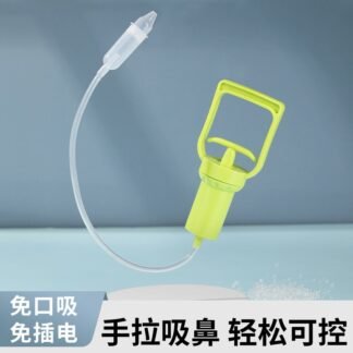 Aspirador nasal manual para bebês recém-nascidos, que utiliza pressão negativa para limpar as vias nasais