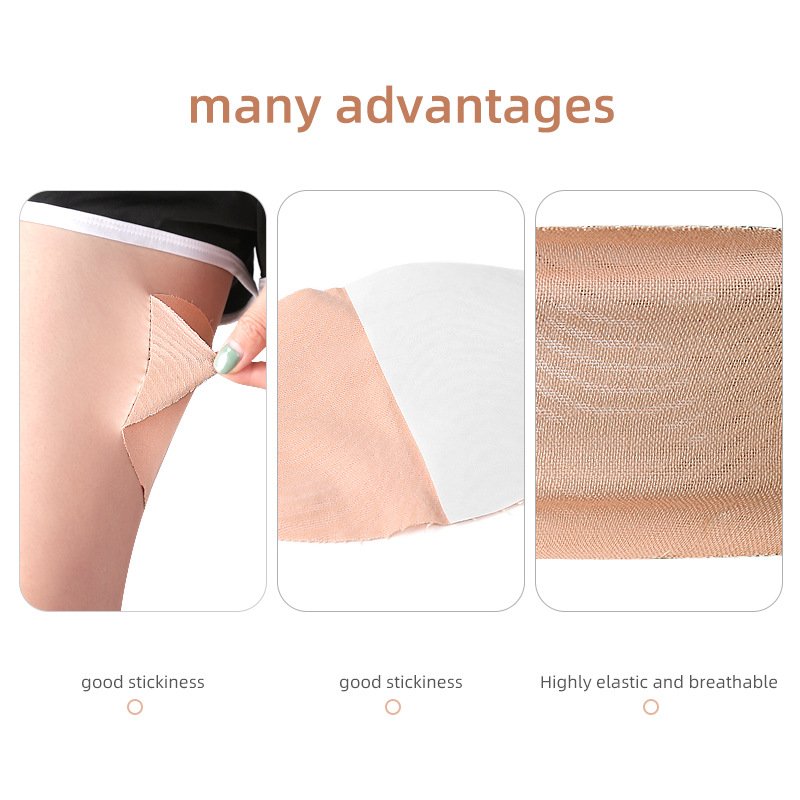 High elasticity cotton thigh anti wear patch, invisible thigh friction breathable patch - Image 4