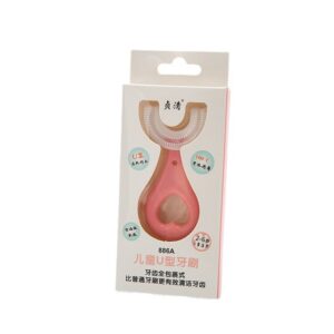 Children's U-shaped toothbrushes for infants and young children aged 2-3 to 6 to 12 years old