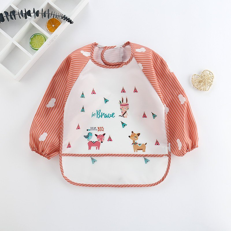 Cloud Rice Clothes Children's No Wash Rice Clothes Infant Painting Clothes - Image 6
