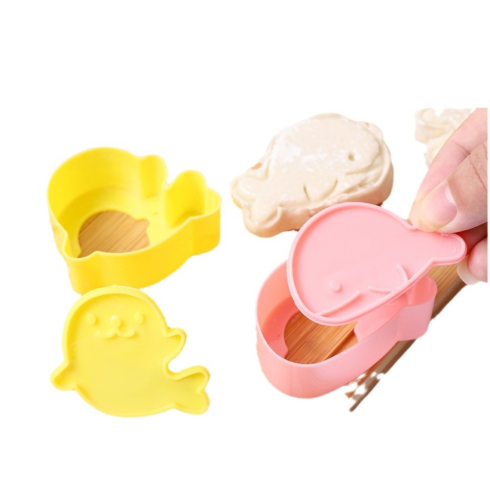 Cartoon biscuit mold 4pc animal biscuit sandwich mold - Image 3