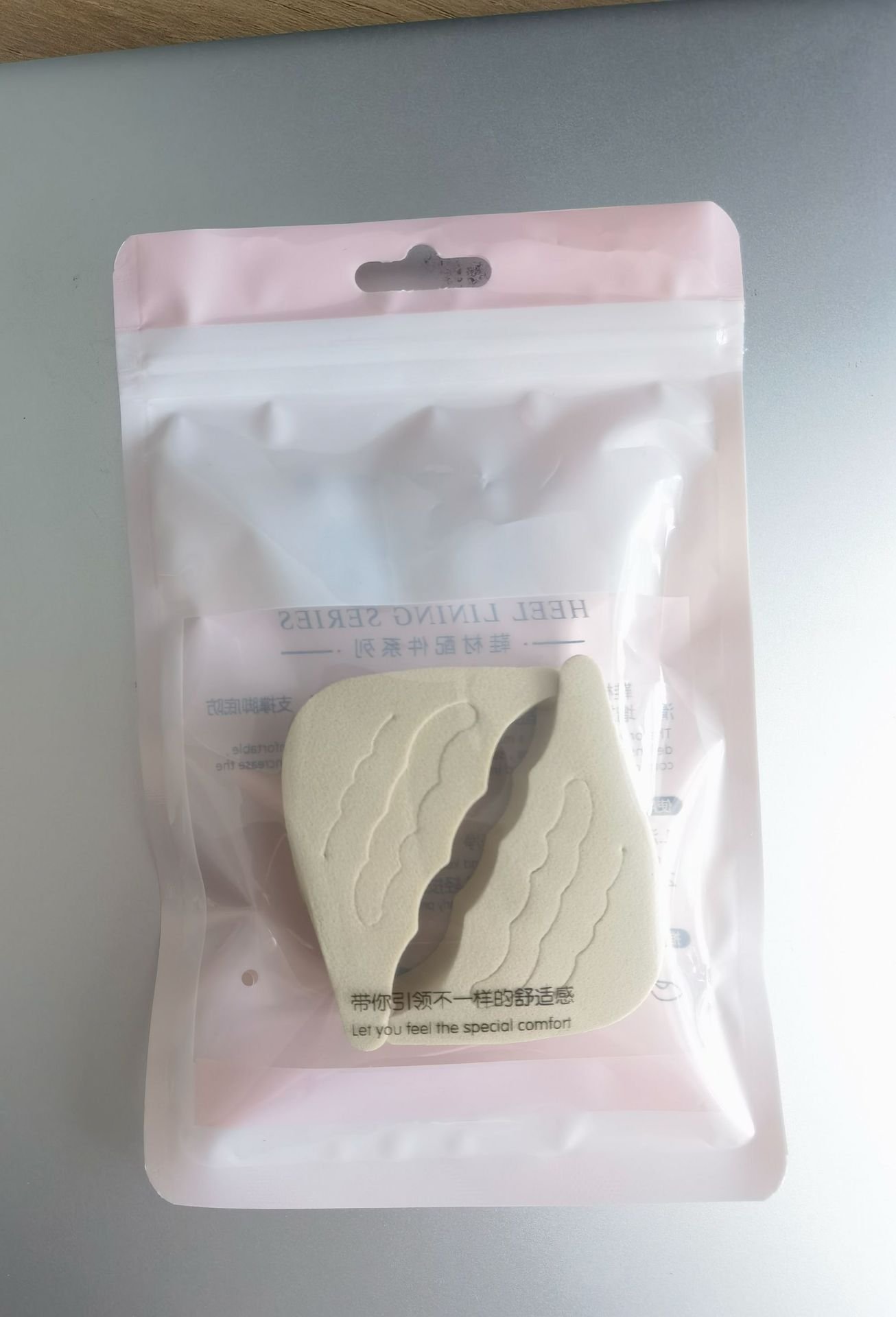 High heel shoe toe plugs Thickened shoes big change small black beige toe plugs - Image 8