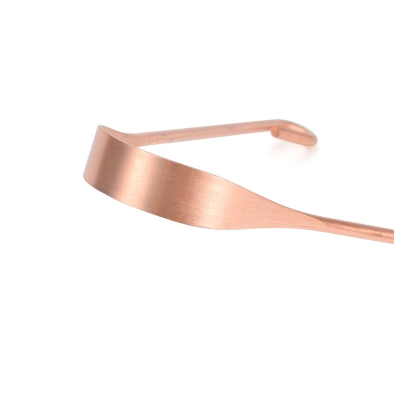 Pure copper tongue scraper U-shaped tongue coating cleaner for children/adults - Image 3