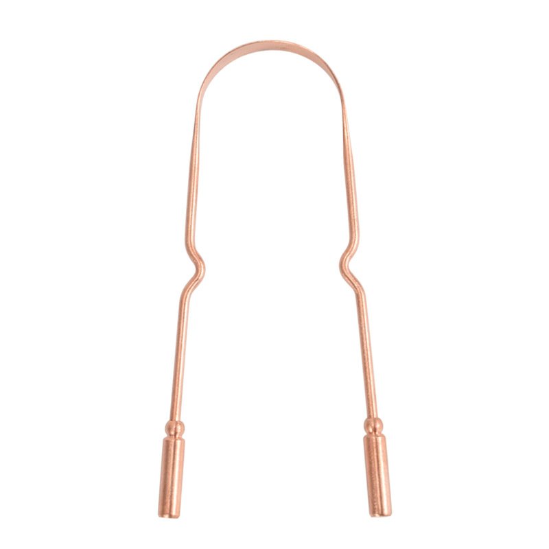 Pure copper tongue scraper U-shaped tongue coating cleaner for children/adults - Image 5