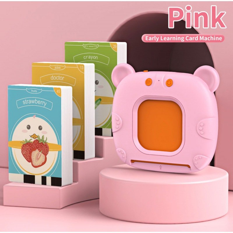 English version of children's puzzle enlightenment early education intelligent card machine with audio reading materials English learning machine - Image 5