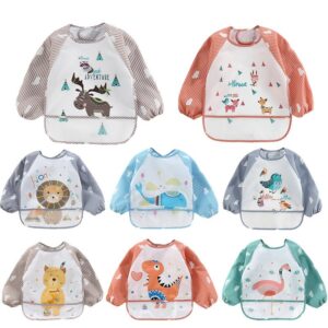Cloud Rice Clothes Children's No Wash Rice Clothes Infant Painting Clothes