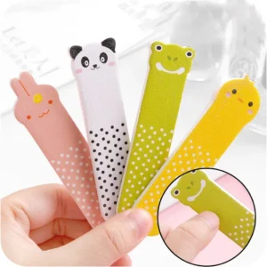 100pcs Cute Animal Nail Files Mini Nail Clips