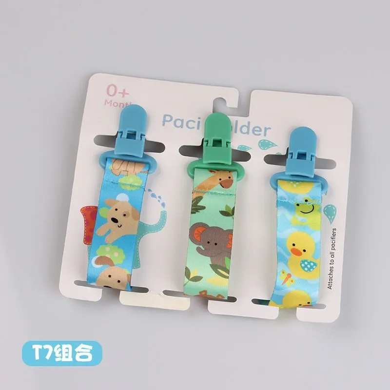 Three sets of thickened baby pacifier chains, gum toy pacifier straps - Image 3