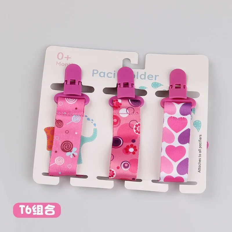 Three sets of thickened baby pacifier chains, gum toy pacifier straps - Image 5