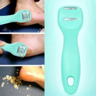 Lixa esfoliante para pedicure, raspador redondo para pés