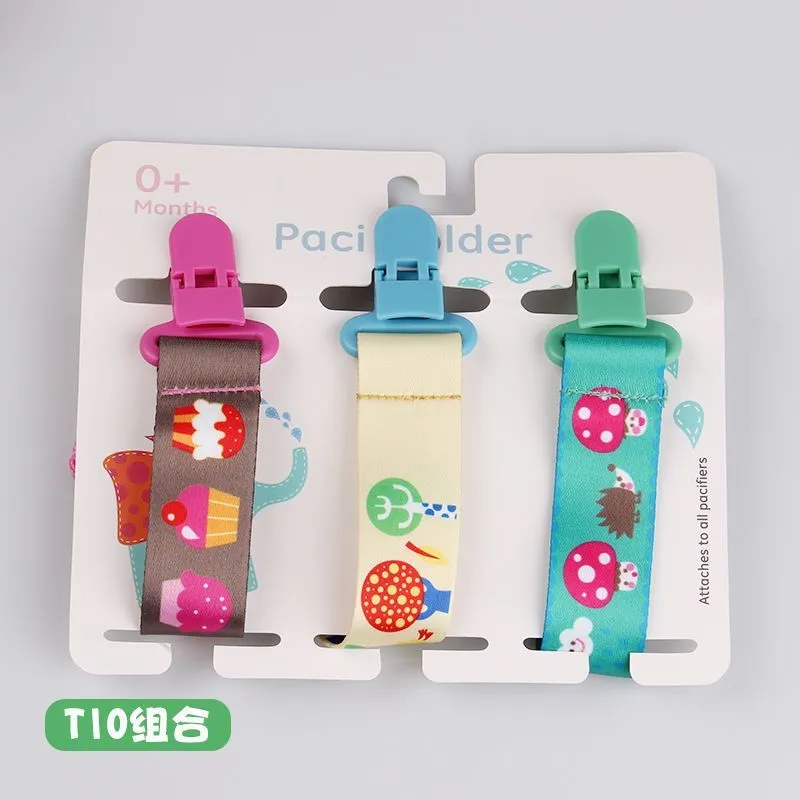 Three sets of thickened baby pacifier chains, gum toy pacifier straps - Image 6