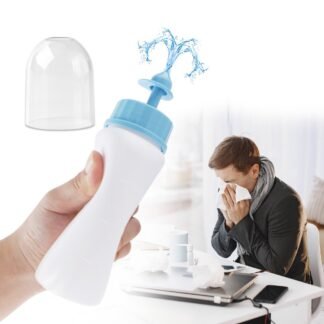 Lavador nasal para adultos e crianças, 250 ml, com cânula