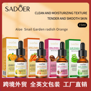 SADOER Vitamin C Serum Série de sérum nutritivo e hidratante